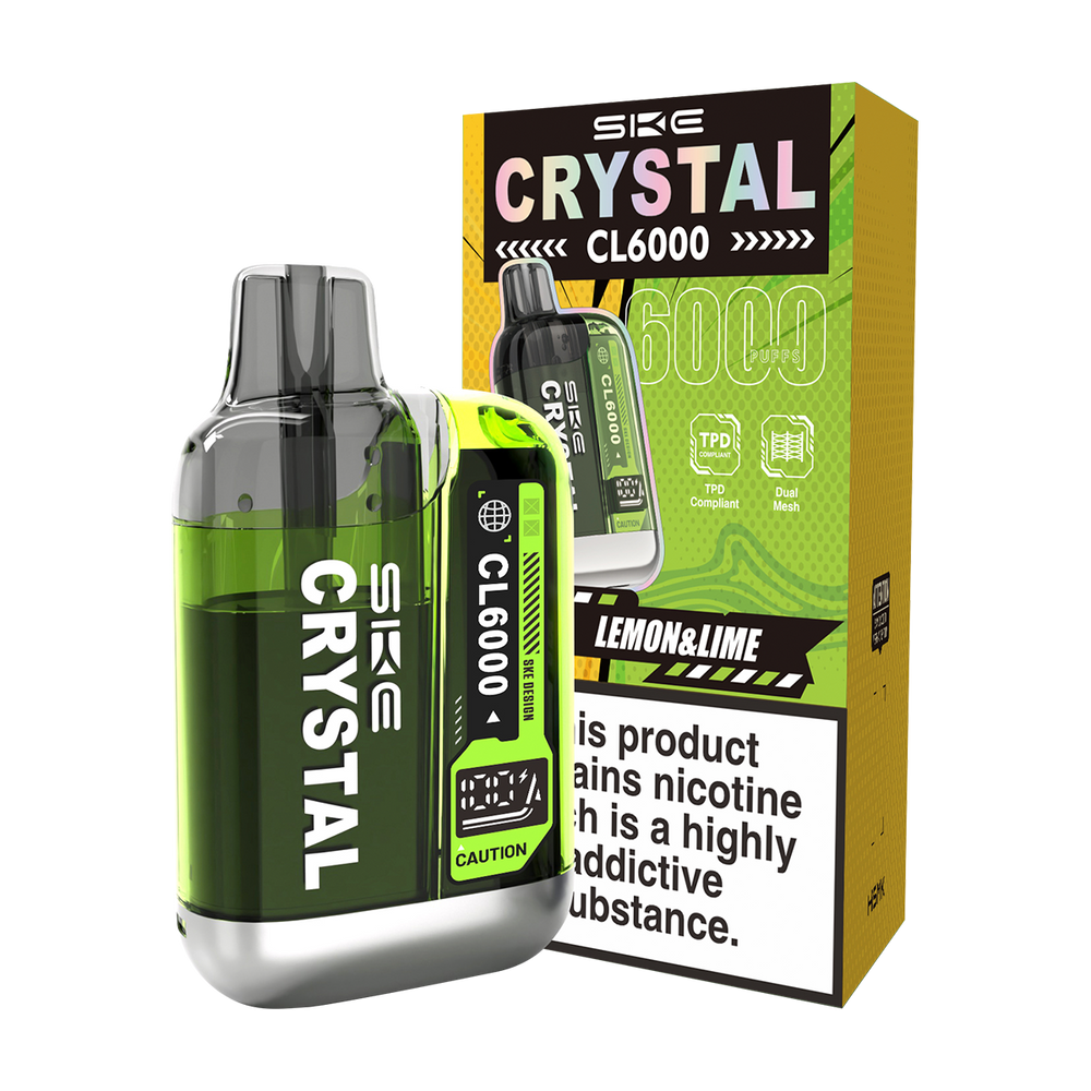 Lemon and Lime SKE Crystal CL6000 Big Puff Vape