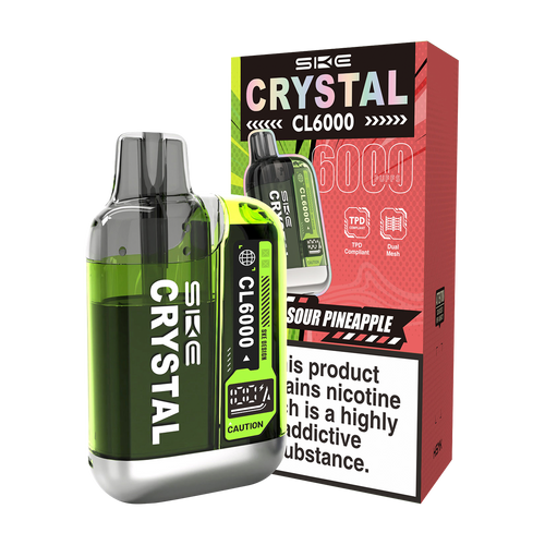 Sour Pineapple SKE Crystal CL6000 Big Puff Vape