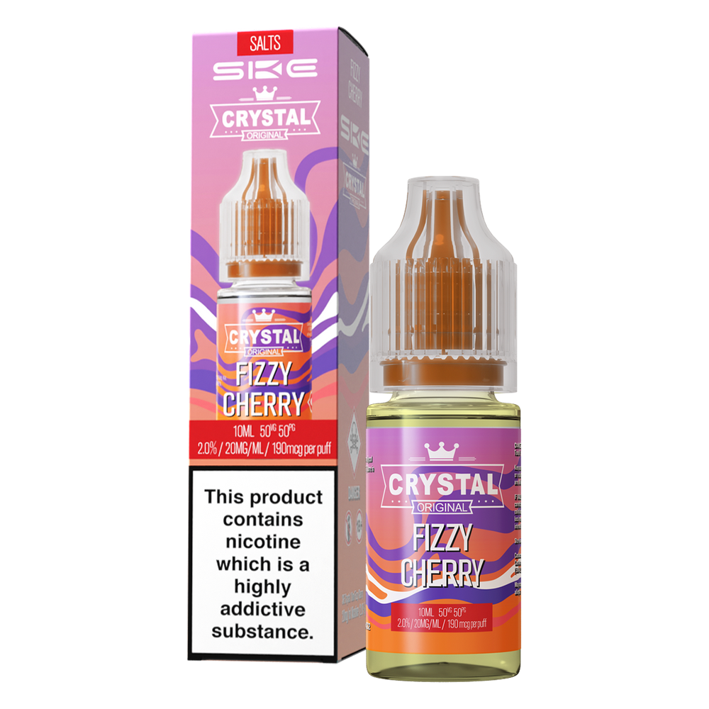 Fizzy Cherry Nic Salt by SKE Crystal 10ml 20mg