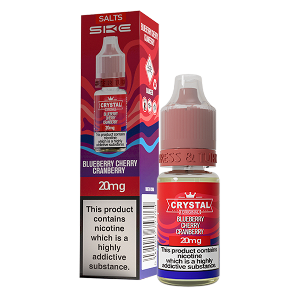 Blueberry Cherry Cranberry Nic Salt by SKE Crystal - 20mg