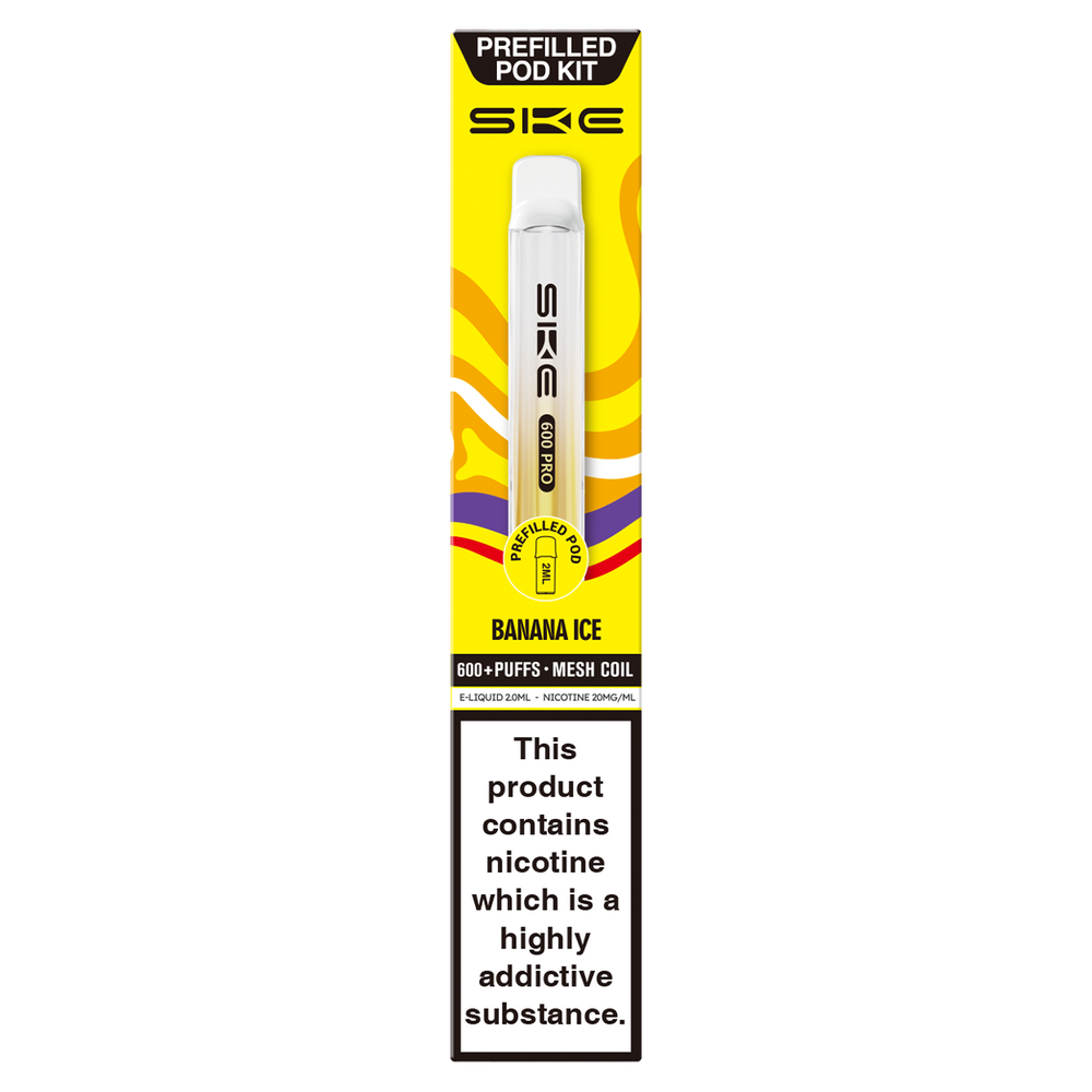 SKE 600 Pro Prefilled Pod Kit - Banana Ice