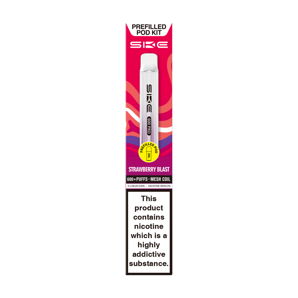 SKE 600 Pro Prefilled Pod Kit - Strawberry Blast