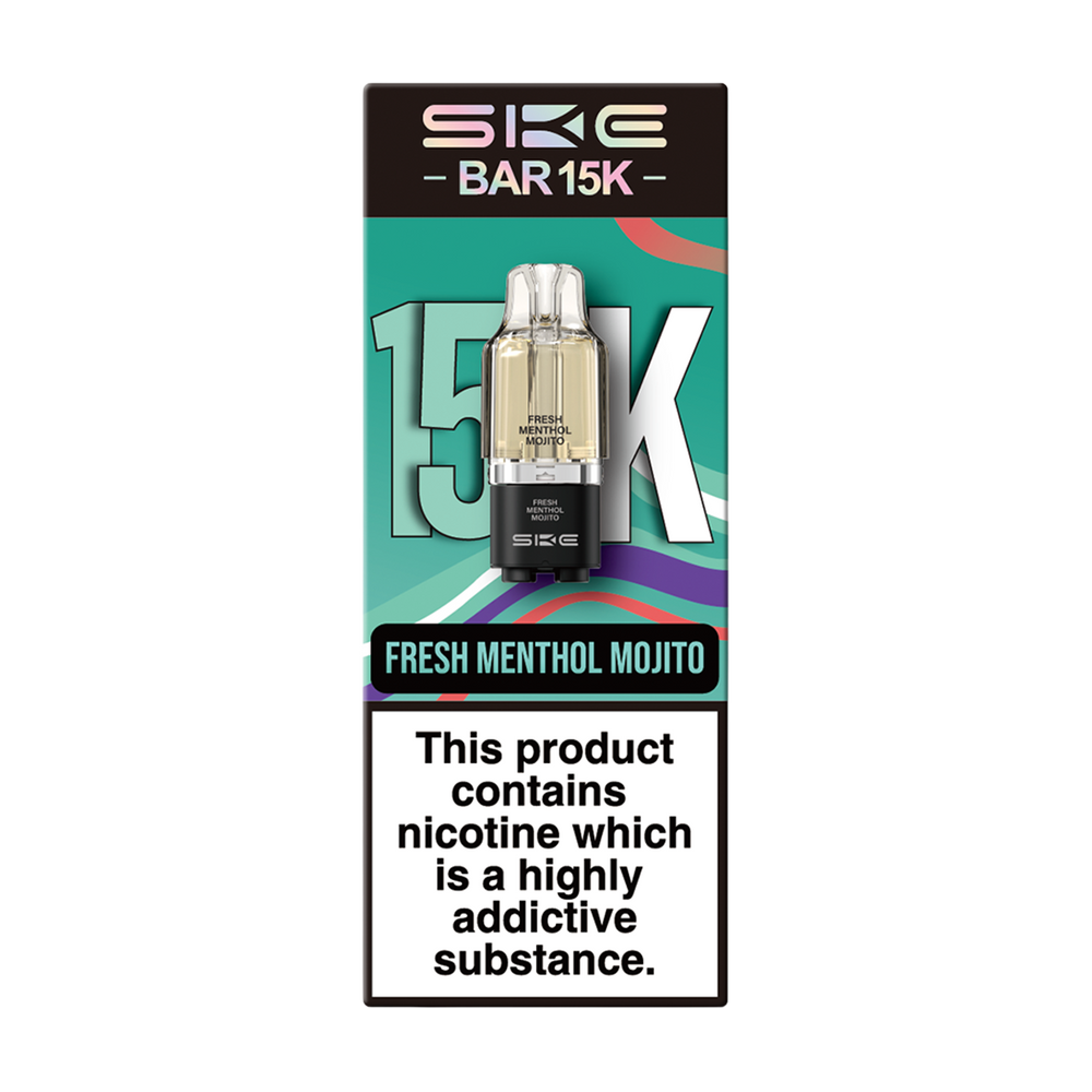 Fresh Menthol Mojito SKE Bar 15K Refill Pack | 2ml Prefilled Pod Aquavape Fresh Menthol Mojito SKE Bar 15K Refill Pack | 2ml Prefilled Pod Aquavape