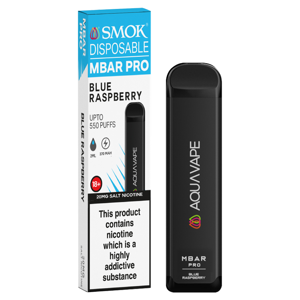 Blue Raspberry SMOK MBAR Disposable Vape Aquavape