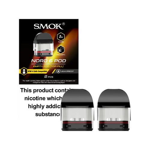 smok nord 6 pods empty pod