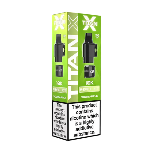 titan x prefilled pods sour apple