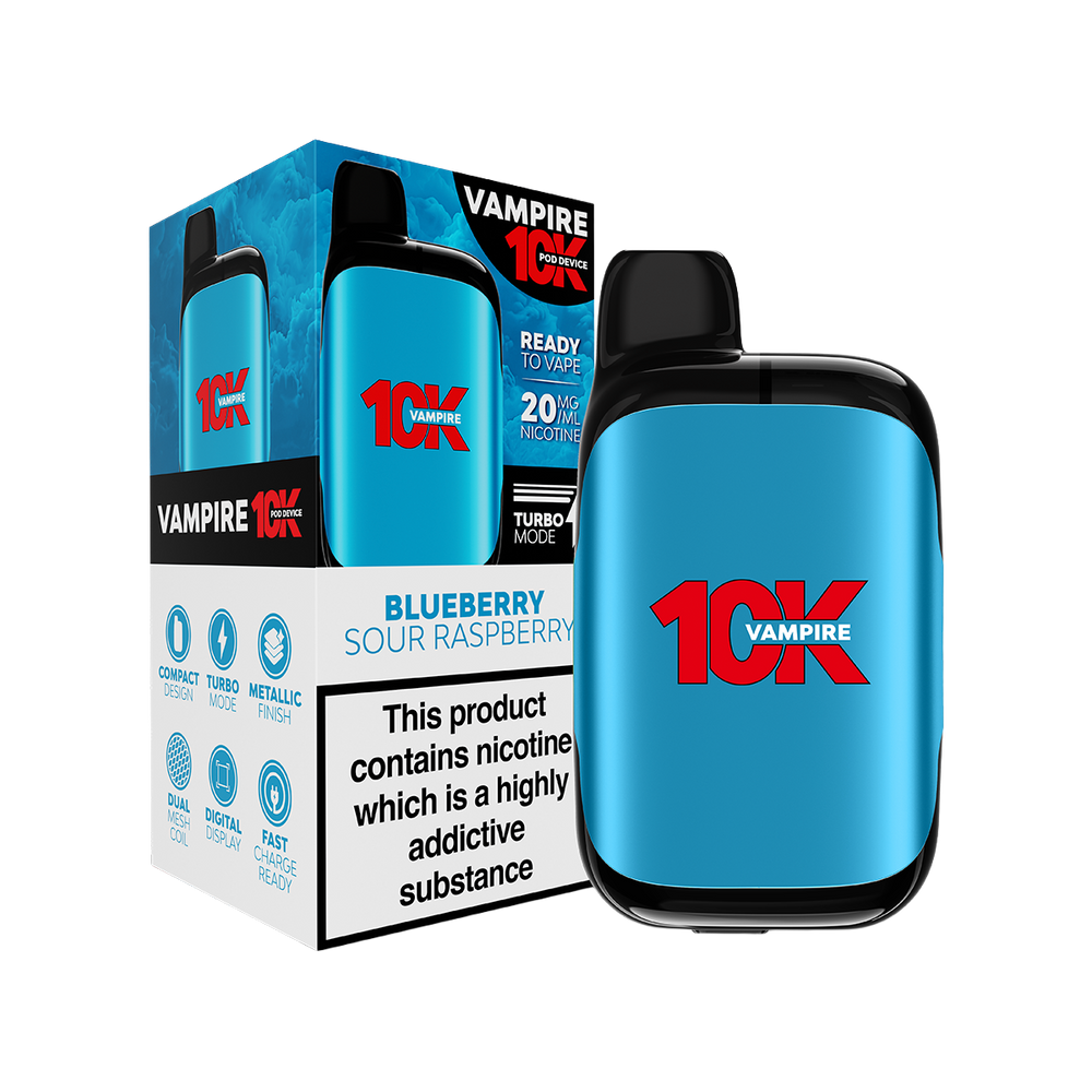 Vampire Vape 10K Kit - Blueberry Sour Raspberry