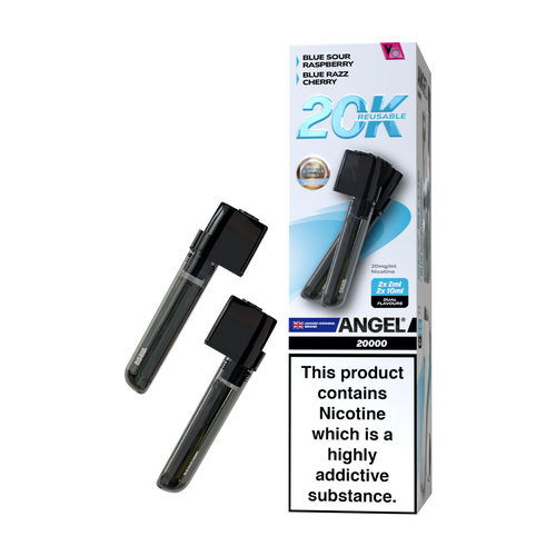 Sky Blue Edition Vapes Bars Angel 20k Refill Pack