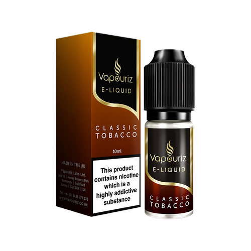 vapouriz eliquid 10ml classic tobacco