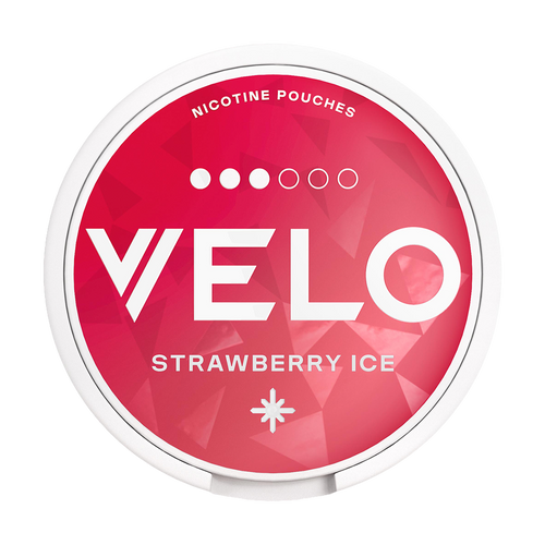 Strawberry Ice Velo Mini Nicotine Pouches 10mg