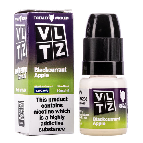 vltz eliquid apple blackcurrant nic salt vltz