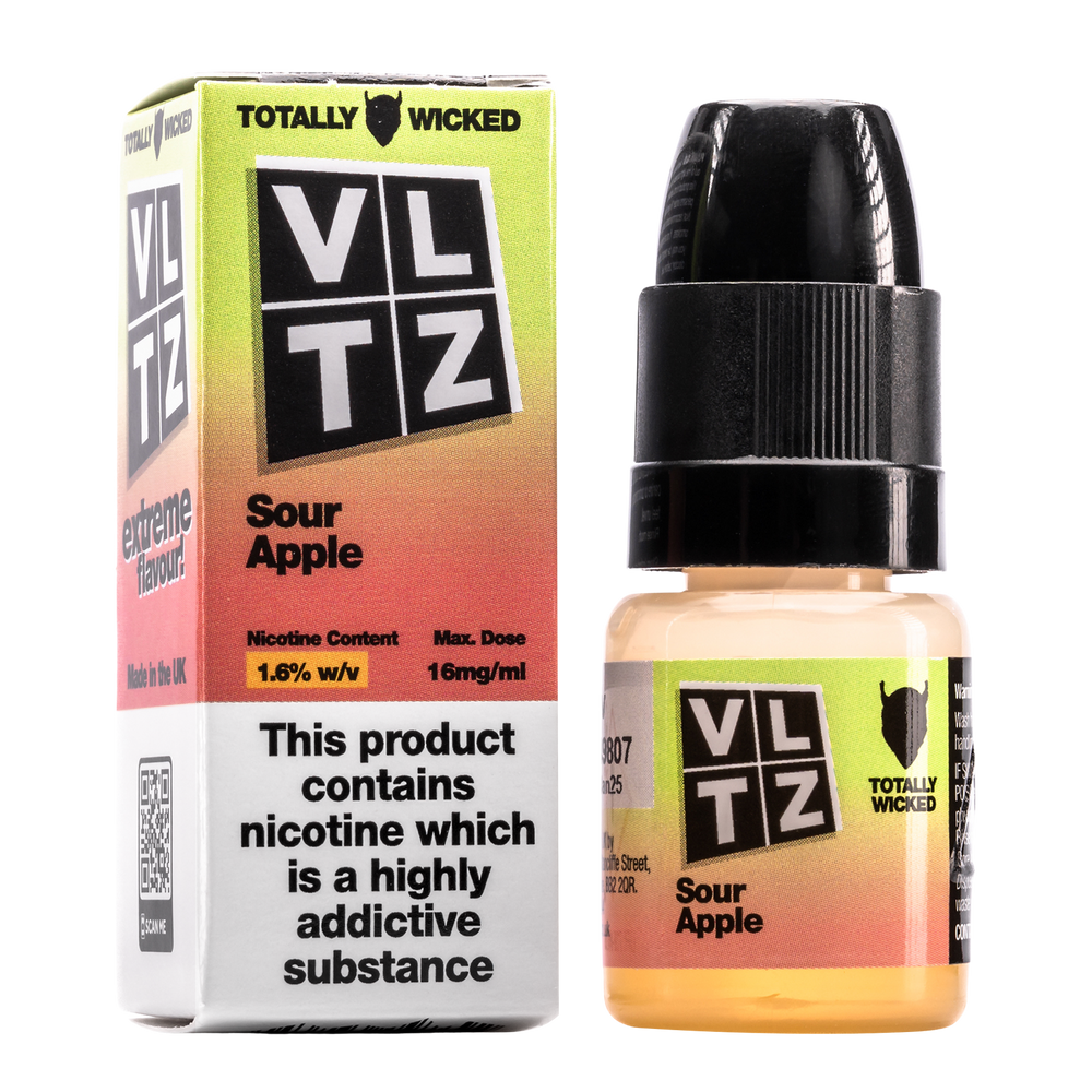 vltz eliquid sour apple nic salt vltz