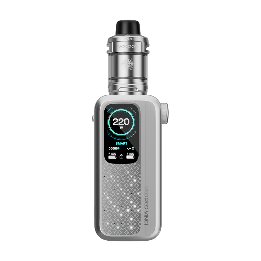 voopoo spark 220 vape kit tech silver
