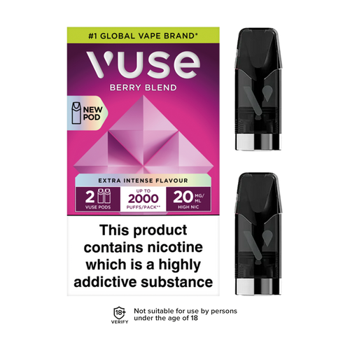 vuse extra intense pods berry blend 20mg