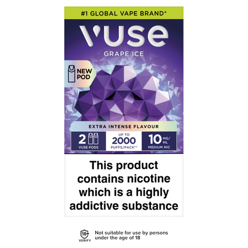 Grape Ice Vuse Pro Pods 10mg