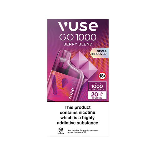 Berry Blend Vuse Go 1000 Box Disposable Vape