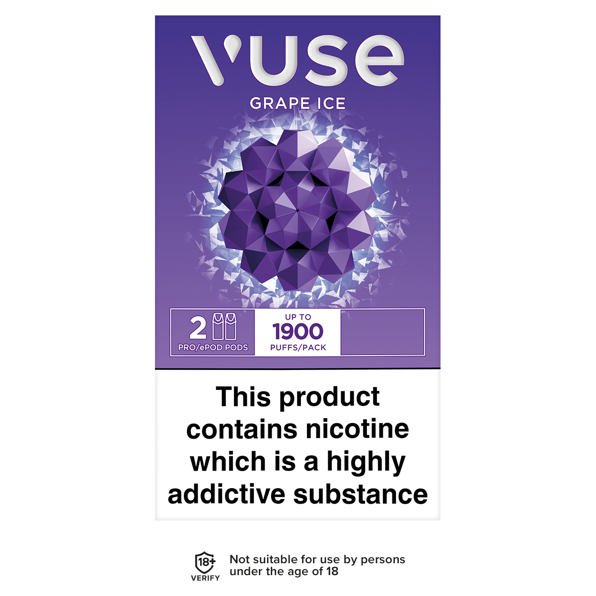 Vuse Pro Pods VPro Grape Ice – Aquavape