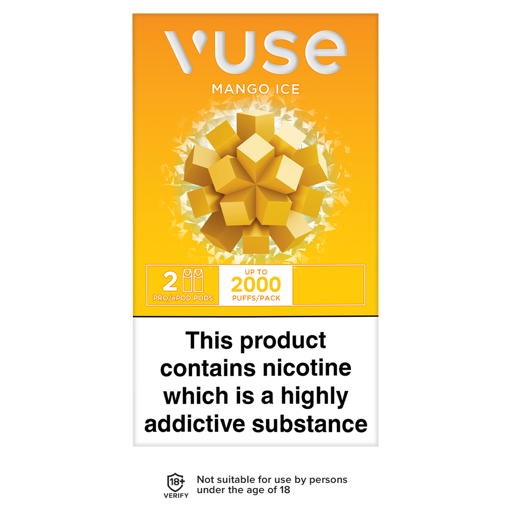 Vuse ePod vPro Mango Ice Pods | Vape Pods | Aquavape Vuse ePod vPro Mango Ice Pods | Vape Pods | Aquavape