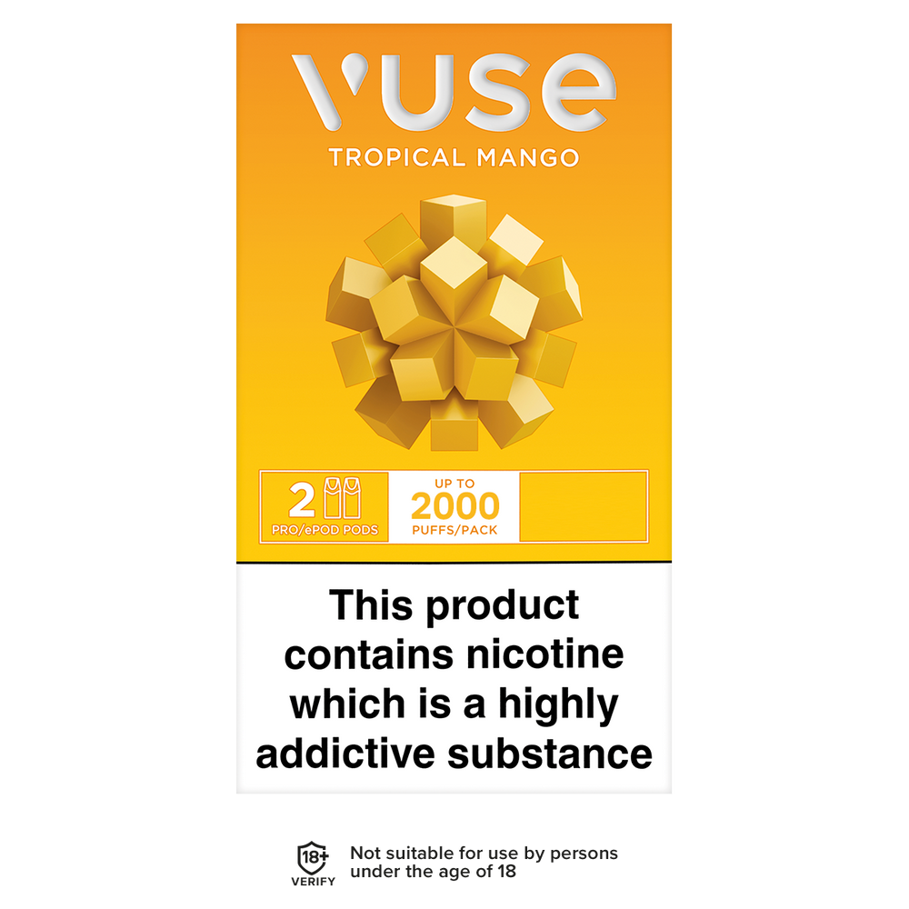 Vuse Pro Pods vPro Tropical Mango | Aquavape Vuse Pro Pods vPro Tropical Mango | Aquavape