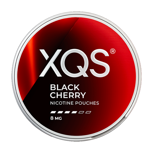 xqs nic pouches black cherry 8mg