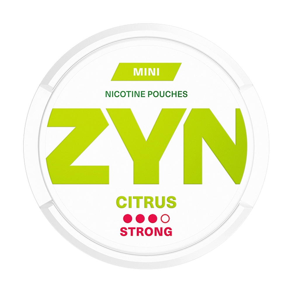 zyn nicotine pouches citrus strong 6mg