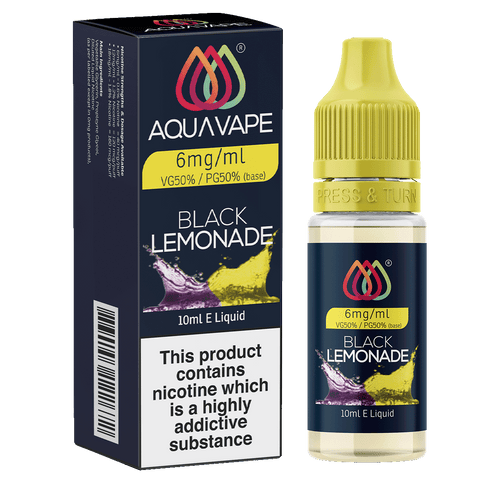Blackcurrant Lemonade E-Liquid by Aquavape - 10ml 6mg 