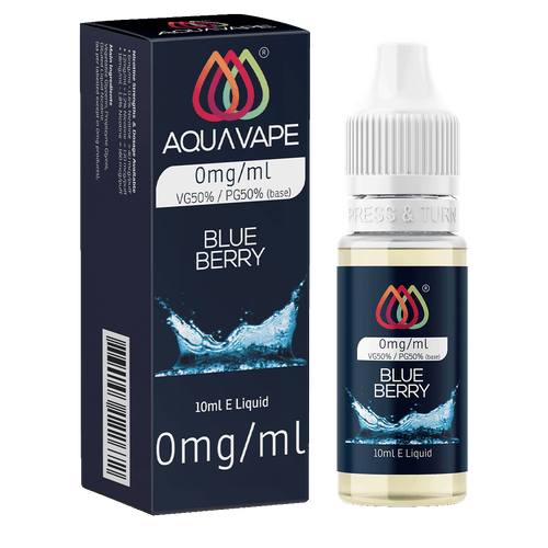 Blueberry E-Liquid by Aquavape - 10ml 0mg