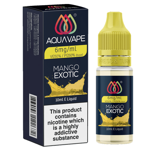 Mango Exotic E-Liquid by Aquavape - 10ml 6mg