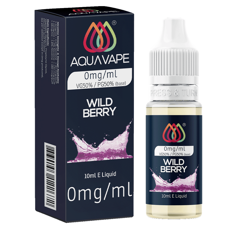 Wild Berry E-Liquid by Aquavape - 10ml 0mg