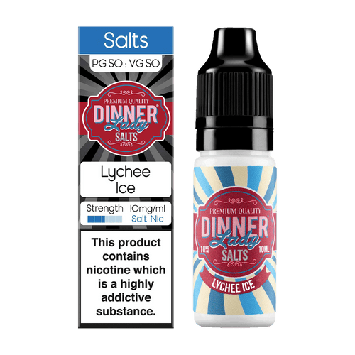 Lychee Ice Nic Salt by Dinner Lady 10ml 10mg