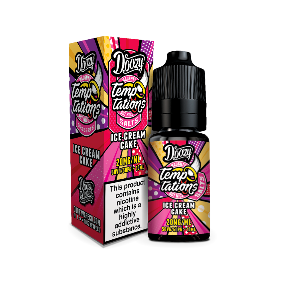 Ice Cream Cake Nic Salt by Doozy Temptations 10ml