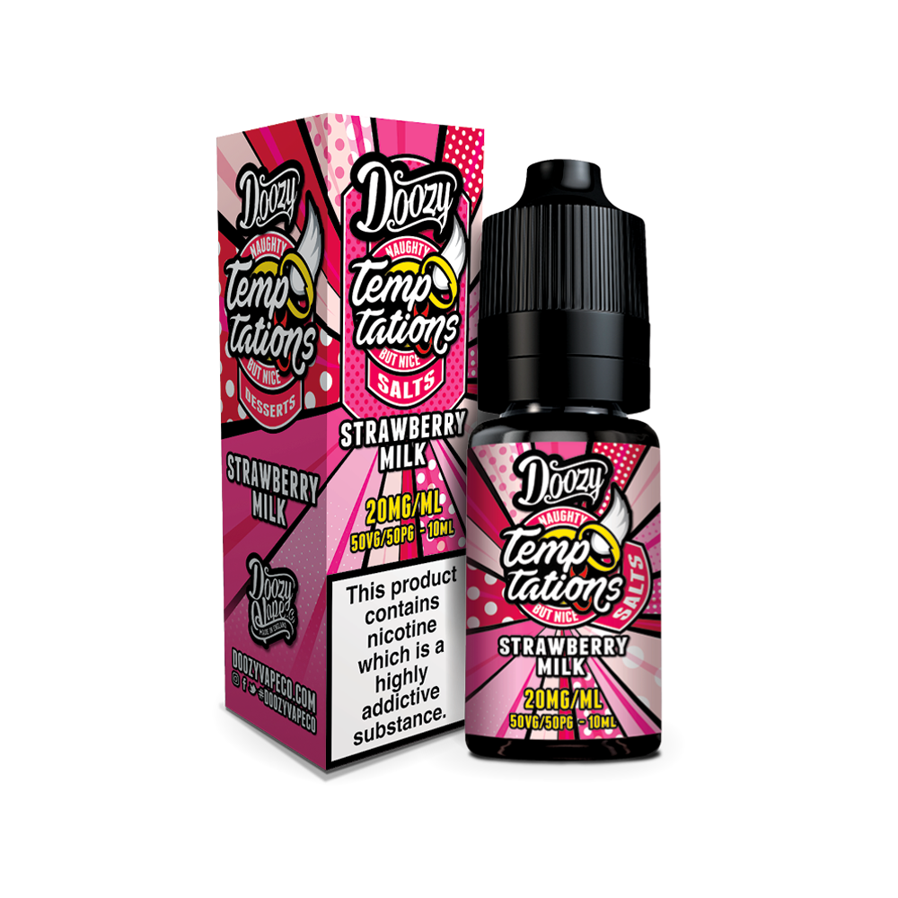 Strawberry Milk Nic Salt by Doozy Temptations 10ml