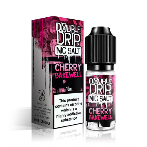 Cherry Bakewell Nic Salt by Double Drip 10ml