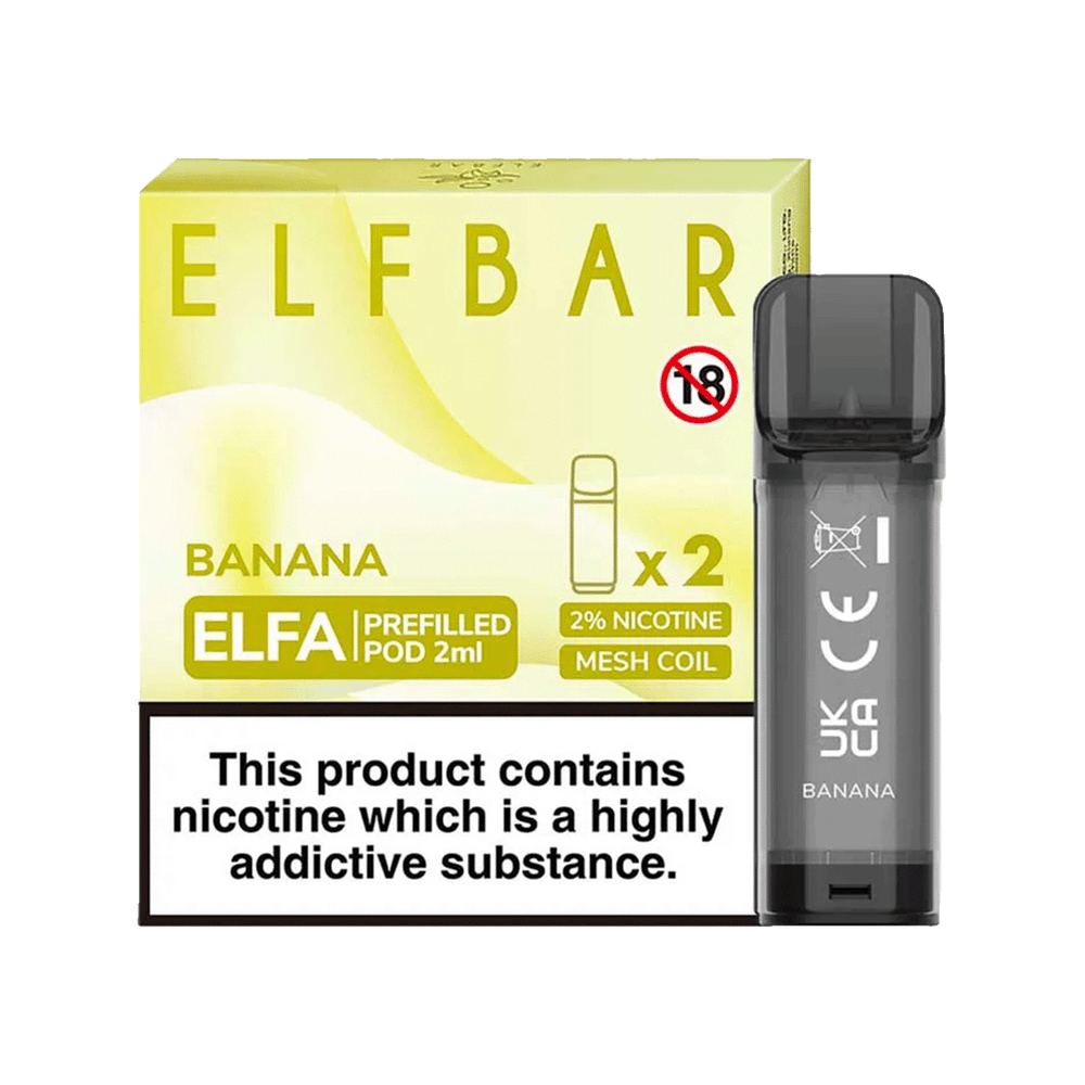 Banana Elf Bar Elfa Pods (Pack of 2) 
