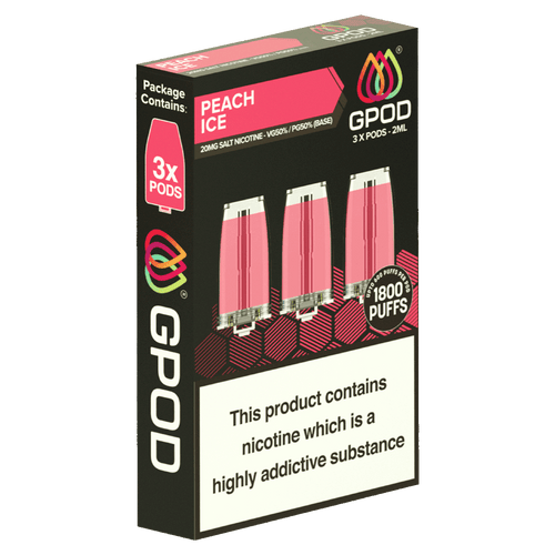 Peach Ice GPOD Replacement Pods (Pack of 3)