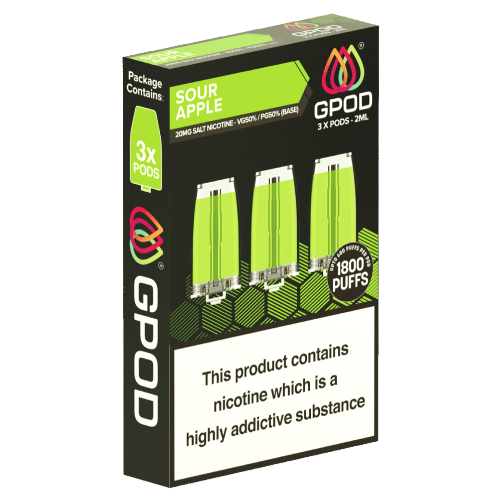Sour Apple GPOD Replacement Pods (Pack of 3)