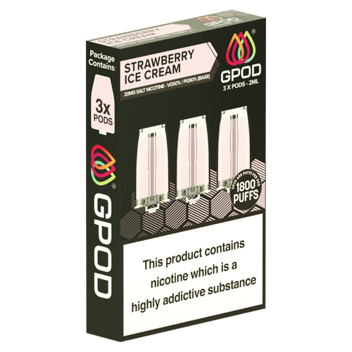 Strawberry Ice Cream GPOD Replacement Pods (Pack of 3)