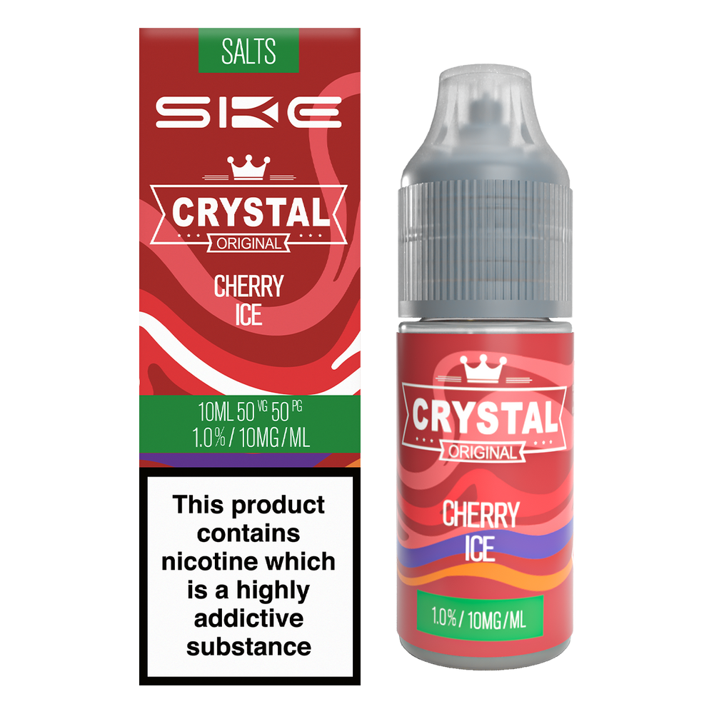 Cherry Ice Nic Salt by SKE Crystal 10ml 10mg